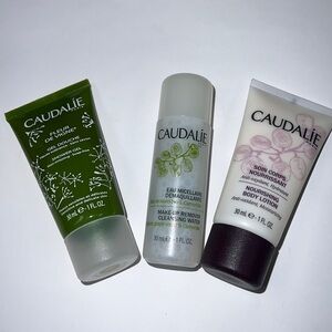 Caudalie Paris 3 Piece Travel Set - New in Pouch